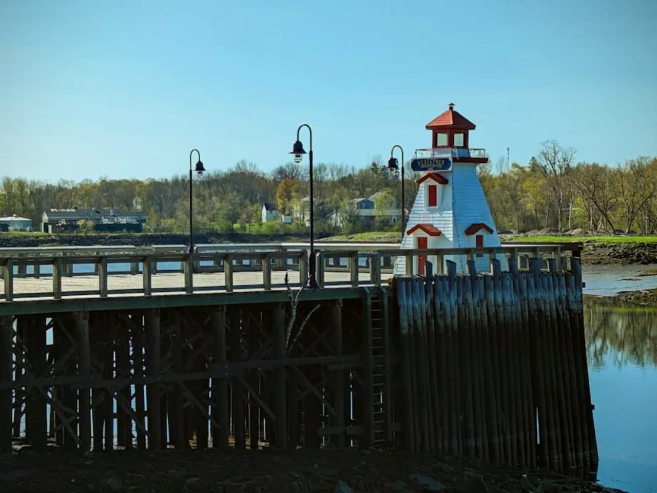 Skyline of Moncton, New Brunswick, Canada — fence supply, rental and installation by Fenced.ca