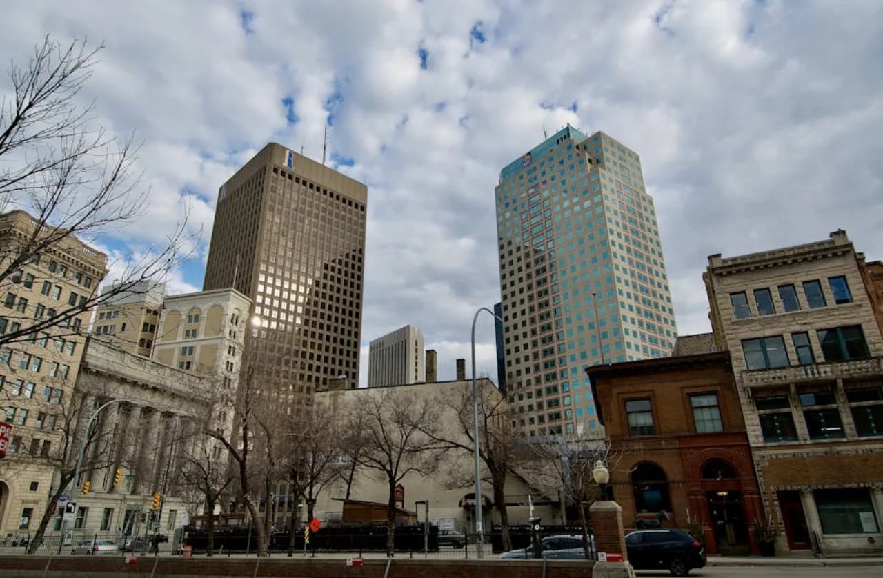 Vue de Winnipeg, Manitoba, Canada — vente, location et installation de clôtures par Fenced.ca